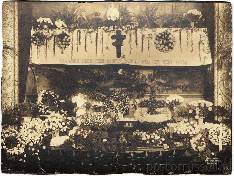 Pastor Russell-s Funeral - New York City - Scanned From Original Print Wynik