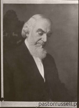 P45 - Portrait Of Pastor Russell - About 1911 - Scanned From A Photo Taken By Br. Nelson Wynik