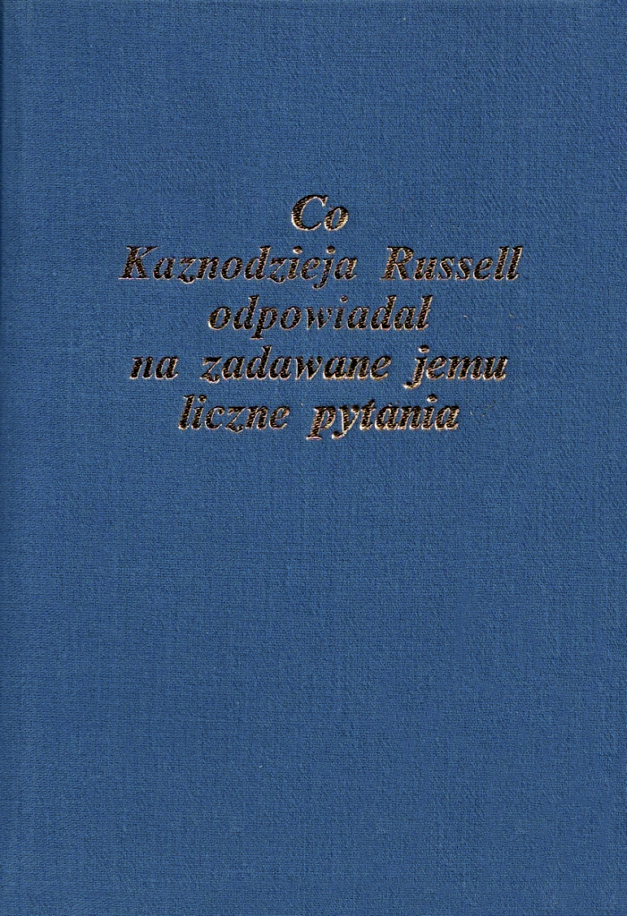 Book Cover: Książka pytań i odpowiedzi